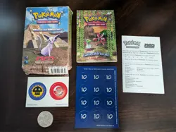 Pokemon Theme Deck Brain Wave - Neo Discovery 2001 Box | Inserts | NO CARDS - Image 1