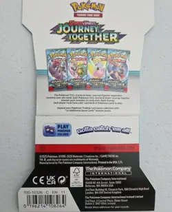 NEW Pokemon Scarlet & Violet Journey Together Sleeved Booster Pack (LOT OF 5) - Image 2