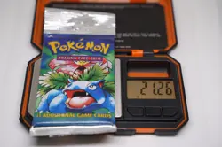 21.26g Pokemon Base Set Booster Pack Unlimited Venusaur WOTC TCG Vintage Sealed - Image 1