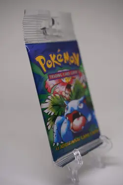 21.26g Pokemon Base Set Booster Pack Unlimited Venusaur WOTC TCG Vintage Sealed - Image 5