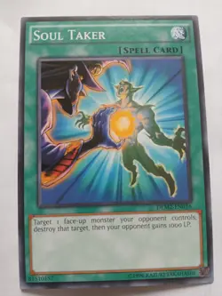 Yugioh Soul Taker Secret Rare 1st.Ed GLAS-092 Holo Bleed - Image 1