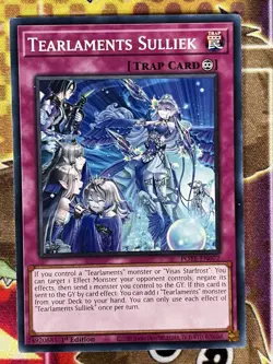 Yugioh Tearlaments Sulliek POTE-EN072 1st Edition Single - Image 1