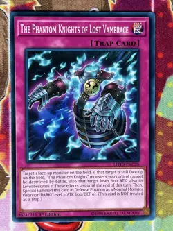 Yugioh The Phantom Knights Of Lost Vambrace LEHD-ENC28 Single - Image 1