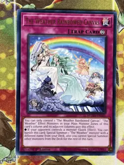 Yugioh The Weather Rainbowed Canvas MGED-EN101 Single - Image 1