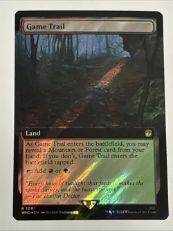 MTG Doctor Who Game Trail Extended Art Surge Foil 1091 NM Rare - Image 1