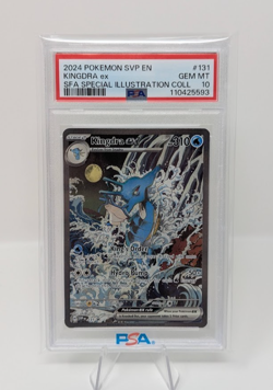 Kingdra ex 131 Sv: Scarlet & Violet Black Star Promo Card Holo PSA 10 - Image 1