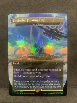 MTG Bhujerba, Floating City - City of Brass Store Championship Foil Promo Magic - Image 1
