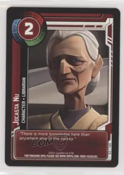2011 Star Wars: Clone Wars Adventures Trading Card Game Jocasta Nu #93 - Image 1