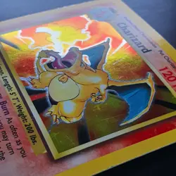 Charizard 4/102 Holo Rare Base Set WOTC LP/MP Pokemon Card - Image 2