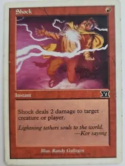 MTG Magic The Gathering Card Shock Instant Red VI 6th Edition - Image 1