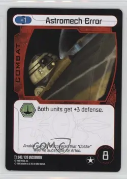 2008 Star Wars: Pocket Model Trading Card Game - Clone Wars Astromech Error #042 - Image 1