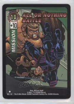 2000 The X-Men Movie Trading Card Game All or Nothing Battle #82 - Image 1