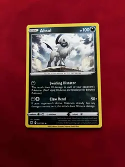 Pokemon Card Absol Astral Radiance Holo Rare 097/189 MINT (Cosmos Holo) - Image 1