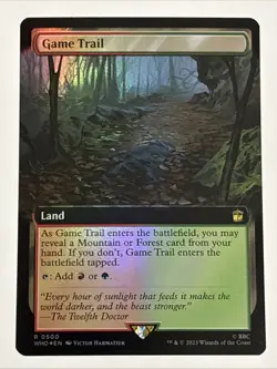 MTG Universes Beyond: Doctor Who Game Trail Extended Art Foil 0500 NM Rare - Image 1