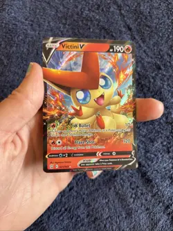 Victini V 021/163 -- Pokemon TCG Battle Styles -- NM - Holo Ultra Rare Card - Image 4