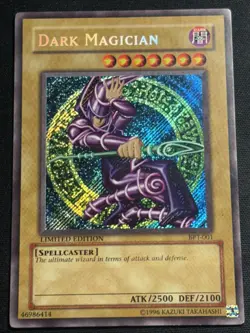 Dark Magician BPT-001 Yu-Gi-Oh TCG Secret Rare Limited Edition Card Played MP - Image 1