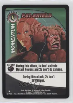 2000 The X-Men Movie Trading Card Game Bewilder #67 - Image 1