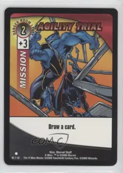 2000 The X-Men Movie Trading Card Game Agility Trial #81 - Image 1