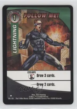 2000 The X-Men Movie Trading Card Game Follow Me! #54 - Image 1