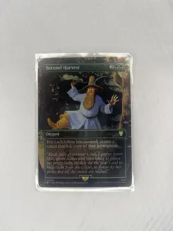 Second Harvest NM FOIL Borderless Commander: the Lord of the Rings MTG - Image 1