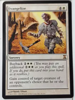 Evangelize - Time Spiral - Magic the Gathering MTG Nice! - Image 1