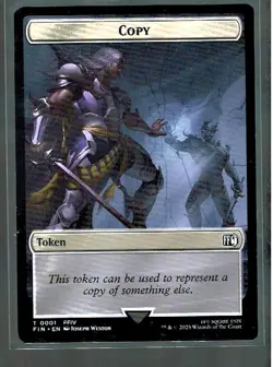 MTG Hero (0004) / Copy (0001) Double-Sided Token - Final Fantasy - NM/MT 5534 - Image 2