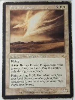 Eternal Dragon - (MP) Scourge - Magic the Gathering MTG Nice! - Image 1
