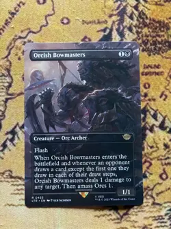 Orcish Bowmasters Borderless Rare Lord of the Rings (LTR) MTG - Image 1