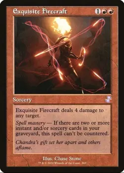 X 1 Exquisite Firecraft NM Time Spiral Remastered 343 MTG Magic The Gathering - Image 1