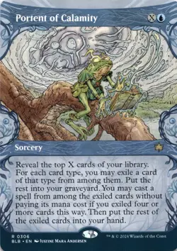 Portent of Calamity (Showcase) Bloomburrow - Magic MTG NM - Image 1