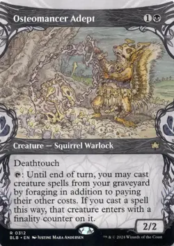 Osteomancer Adept (Showcase) Bloomburrow - Magic MTG NM - Image 1