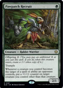 Pawpatch Recruit Bloomburrow - Magic MTG NM - Image 1