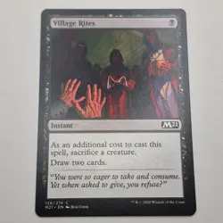 MTG: Village Rites 126/274 - M21 - Core Set 2021 Black Common - Image 1