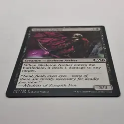MTG: Skeleton Archer 123/274 - M21 - Core Set 2021 Black Common - Image 2