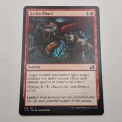 MTG: Go For Blood 122/274 - Ikoria Lair of Behemoths 2020 Red Common - Image 1