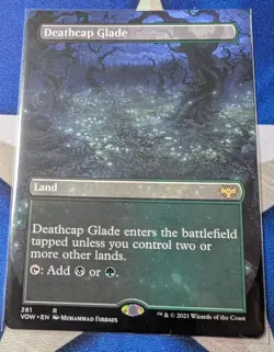 Deathcap Glade Borderless NonFoil MTG VOW Crimson Vow - Image 1