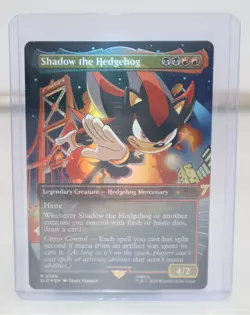 Secret Lair x Sonic - MTG - Shadow The Hedgehog #2086 - FOIL - - Image 1