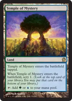 Temple of Mystery - Light Play MTG Theros - Image 1