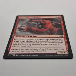 MTG: Ferocious Tigorilla 115/274 - Ikoria Lair of Behemoths 2020 Red Common (2) - Image 2