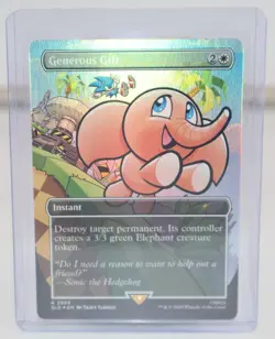 Generous Gift #2088 Secret Lair Drop Sonic: Chasing Adventure Foil MTG - Image 1