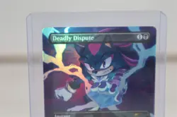 Deadly Dispute 2091 Secret Lair Drop Sonic: Chasing Adventure Rainbow Foil MTG - Image 2