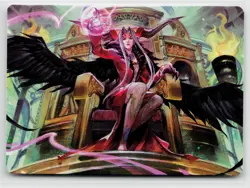 MTG Final Fantasy Art Series Sorceress's Schemes x1 NM Art Card - Image 1