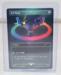 Sol Ring FOIL - #2093 - MTG Sonic The Hedgehog Secret Lair - Image 1