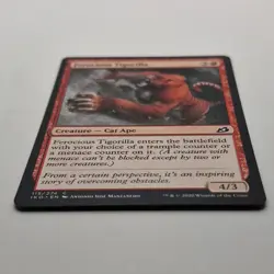 MTG: Ferocious Tigorilla 115/274 - Ikoria Lair of Behemoths 2020 Red Common - Image 2