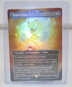 Super State FOIL - #2081 - MTG Sonic The Hedgehog Secret Lair - Image 1