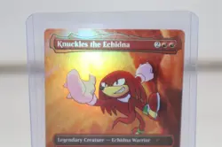 Knuckles The Echidna FOIL 2082 - MTG Sonic The Hedgehog Secret Lair #2082 - - Image 2