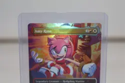 Magic the Gathering MTG Sonic Secret Lair Amy Rose Rainbow Foil - #2083 - - Image 2
