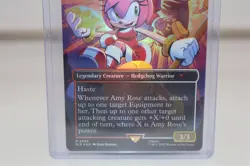 Magic the Gathering MTG Sonic Secret Lair Amy Rose Rainbow Foil - #2083 - - Image 3