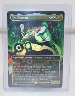 Dr. Eggman #2084 Secret Lair Drop Sonic: Friends and Foes Rainbow Foil MTG - Image 1