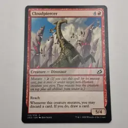 MTG: Cloudpiercer 112/274 - Ikoria Lair of Behemoths 2020 Red Common - Image 1